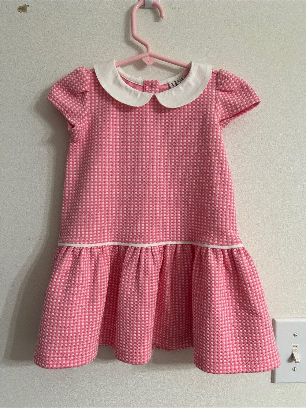 Pink Peter Pan Collar Girls' Dress Janie and Jack 18-24 months